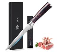 couteau à fileter 15 cm Couteau de cuisine en acier inoxydable de haute qualité Couteau de chef professionnel à lame tranchante Lame flexible pour les professionnels et les cuisiniers amateurs