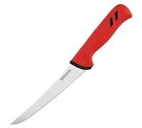 Couteau à fileter, couteau à désarmer, lame incurvée de 152 mm, couleur rouge