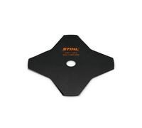 Couteau à herbe, 4 dents Ø 230 mm / Alésage 25,4 mm STIHL - Outil de coupe tête faucheuse.