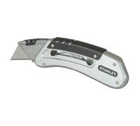 Stanley Couteau de sport Quickslide 0-10-810 – Lame trapézoïdale 145 mm – Boîtier métallique