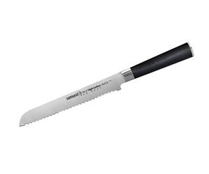 Couteau à pain Samura MO-V 9" - Couteau de cuisine japonais de précision en acier pour trancher et servir sans effort le pain et les pâtisseries