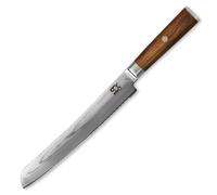 Couteau à pâtisserie JUS DE COCOBOLO WHITE DAMASCUS 22 cm, marron, Dellinger