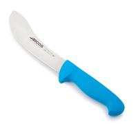 Couteau À Peaux Arcos Couleur - Prof 295423 En Acier Inoxydable Nitrum Et Mango Polypropylène Bleu Ergonomique Avec Lame De 19 Cm, Vitrine.