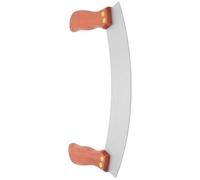 Couteau à Pizza à Lame Oscillante à Double Poignée en Acier Inoxydable | Coupe Fluide Pizza, Prise Ferme et Confortable, Usage Maison ou Restaurant