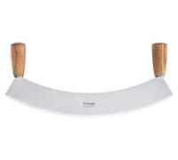 Couteau à pizza Soul XXL, lame de 36 cm, trempée, avec manches en bois