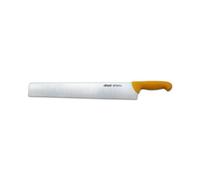 Couteau À Salami Arcos 2900 - Prof 298800 En Acier Inoxydable Nitrum Et Mango Polypropylène Jaune Ergonomique Avec Lame De 41 Cm, Vitrine. Jaune