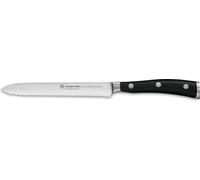 Couteau à saucisson 14 cm de Wüsthof Classic Ikon | à lame crantée