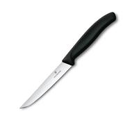 Couteau à steak SWISS CLASSIC 11 cm, noir, plastique, Victorinox