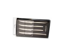 Arcos Jeu de Couteaux à Viande 4 Pièces - Couteaux de Poche avec Bord Perlé pour Couper et Fileter la Viande - Lame et Manche en Acier Inoxydable Monobloc - Série Table