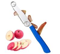 Couteau À Trancher Rapide, Trancheuse De Pommes De Terre Avec Ressort Réglable, Éplucheur De Fruits Et Légumes Multifonctionnel En Acier Inoxydable, Trancheuse À Ressort Réglable