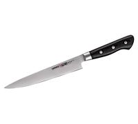 Couteau à trancher Samura Pro-S, acier inoxydable AUS-8, 34,7 cm, argent/noir