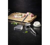 Couteau à viande en acier inoxydable 18/10 brillant, adapté au lave-vaisselle et à la découpe de la viande.