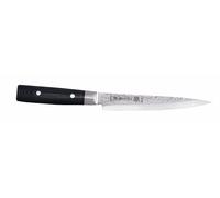 Couteau à viande Yaxell Zen 18 cm - Acier damassé inoxydable 37 plis - Manche en Micarta.
