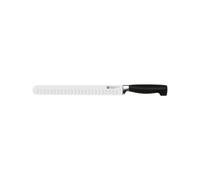 Zwilling Couteau à trancher Four Star 26 cm – lame en acier inoxydable à alvéoles – Noir