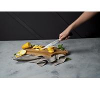COUTEAU À VIANDE ZWILLING QUATRE ÉTOILES, 20 cm, Acier inoxydable spécial, Manche ergonomique en plastique, Noir [Fabriqué en Allemagne], Acier