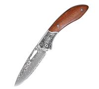 Couteau cuisine pliant pro VURAHOME ZD3 en Damas 18 cm