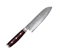 Couteau Damas Yaxell SUPER GOU 161 - Lame de 16,5cm - Couteau de Cuisine Santoku - Fabriqué au Japon