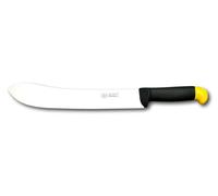 Couteau de boucher, 300 mm, en acier inoxydable extra-résistant, avec manche antibactérien