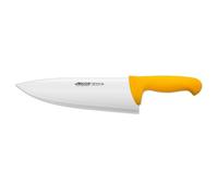 Couteau De Boucher Arcos Couleur - Prof 296800 Acier Inoxydable Nitrum Et Mango Lame Ergonomique En Polypropylène Jaune De 27,5 Cm D'épaisseur Et De 4 Mm D'épaisseur Dans Le Boîtier. Jaune