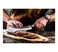 Couteau de boucher- FORGED - KATAI - Acier VG10 - Manche en bois de racine - L 25,5 cm