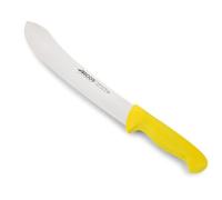Arcos Séries 2900 - Couteau de Boucher Couteau à Steak - Lame Acier Inoxydable Nitrum 250 mm - Manche Polypropylène Couleur Jaune