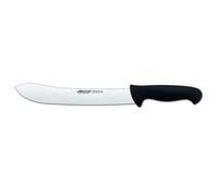 Couteau De Boucherie Arcos Couleur - Prof 292725 En Acier Inoxydable Nitrum Et Mango Polypropylène Noir Ergonomique Avec Lame De 25 Cm, Vitrine.