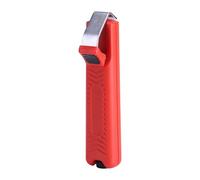 Couteau de Câble 8 à 28 mm, Outil de Sertissage et Dénudeur de Fil, Mini Outil de Dénudage PVC, Rouge, Acier, Polyamide Renforcé de Fibre de Verre, TÜV
