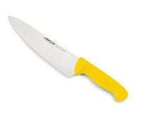 Arcos Couteau de Chef en Acier - Couteau de Cuisine Polyvalent pour Couper et Nettoyer les Légumes, Poignée Ergonomique en Polyoxyméthylène, Lame de 250 mm - Couleur Bleue, Série 2900