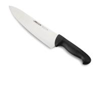 Arcos Couteau de Chef en Acier Inoxydable Nitrum 250 mm - Couteau de Cuisine Polyvalent Professionnel avec Poignée Ergonomique en Polypropylène - Couleur Noire, Série 2900