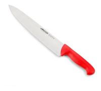 Couteau De Chef Arcos Couleur - Prof 292322 Acier Inoxydable Nitrum Et Mango Lame Ergonomique En Polypropylène Rouge Et Lame De 30 Cm, Vitrine.