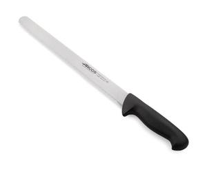 Couteau De Chef Pâtissier Arcos Couleur - Prof 293725 En Acier Inoxydable Nitrum Et Mango Polypropylène Noir Ergonomique Avec Lame De 30 Cm, Vitrine.