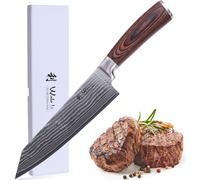 Couteau de chef Wakoli EDIB Kiritsuke I lame 20 cm I manche en bois de pakka