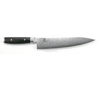 Couteau de chef Yaxell - 24 cm - acier damassé inoxydable 69 plis - manche en Micarta.