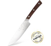 Couteau de cuisine BPS Knives Rosemary Umber – Édition limitée | Acier inoxydable 5Cr14MoV, bois de chêne des marais, étui en cuir noir