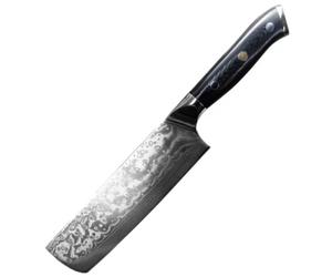 Couteau de Cuisine Damasquiné - Petit Hachoir Noir KP32713