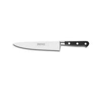 Couteau de cuisine du chef Forgé Pro 20 cm manche noir rivets inox
