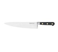 Couteau de cuisine du chef Forgé Pro 25 cm manche noir rivets laiton