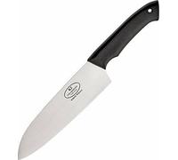 Couteau de cuisine Fällkniven K2 Santoku 17,5 cm, noir, Thermorun