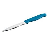 Couteau de cuisine lame crantée 21,5 cm Nirosta Elemental Bleu