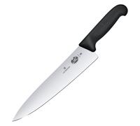 Victorinox Couteau à découper Fibrox 25 cm Bord droit Lavable au lave-vaisselle Noir
