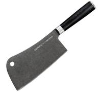 Couteau de cuisine Mo-V Cleaver Stonewash 18 cm Samura - Black