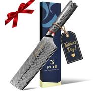 Couteau de cuisine Nakiri, lame de 6,5 pouces, revêtement en titane, acier inoxydable, couleur noire, couteau à légumes, tranchant comme une lame de rasoir
