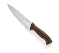 Couteau de cuisine pour charcuterie et viandes cuites HACCP 320 mm - marron - HE