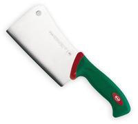 Couteau de cuisine professionnel à lame courbe de 16 cm, idéal pour découper les petits morceaux de viande avec os, Sanelli