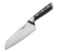 Böker Couteau santoku Manufaktur Forge 03BO502 X50CrMoV15 29,3 cm noir – Occasion