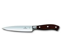 Couteau de cuisine suisse Victorinox Grand Maître Wood 15 cm Lame en acier trempé, manche ergonomique en bois, 7.7400.15G
