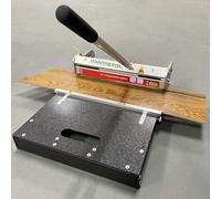 Couteau de sol en vinyle rigide Pro 33cm amélioré NLVT-330 pour SPC, LVP, LVT, VCT, WPC, RVP, PVC et dalles en vinyle, coupe jusqu'à 9 mm d'épaisseur !