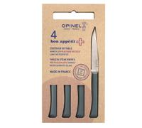 Couteau de table BON APPÉTIT + 11 cm, set de 4 pc, gris, plastique, Opinel