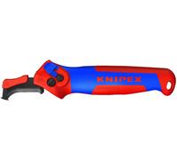 Couteau d'électricien 180mm - Lame avec sabot de guidage - 3 positions de coupe KNIPEX - 1650145SB