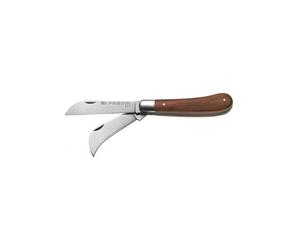 Couteau d'électricien 2 lames FACOM manche bois - 843